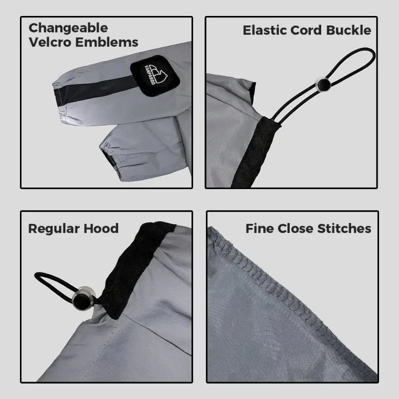 Reflective Pet Dog Waterproof Raincoat Dog Outdoor Clothes