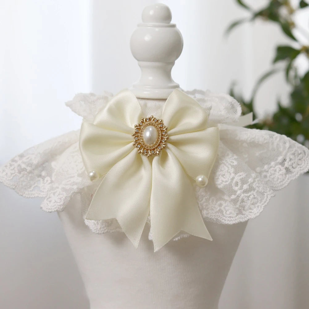 Pet Lace Bib Collar Round Neck Scarf