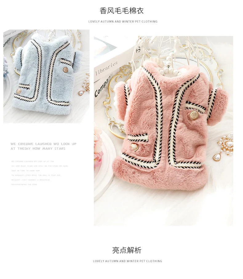 Princess Luxury Dog/Cat Clothes Autumn Winter