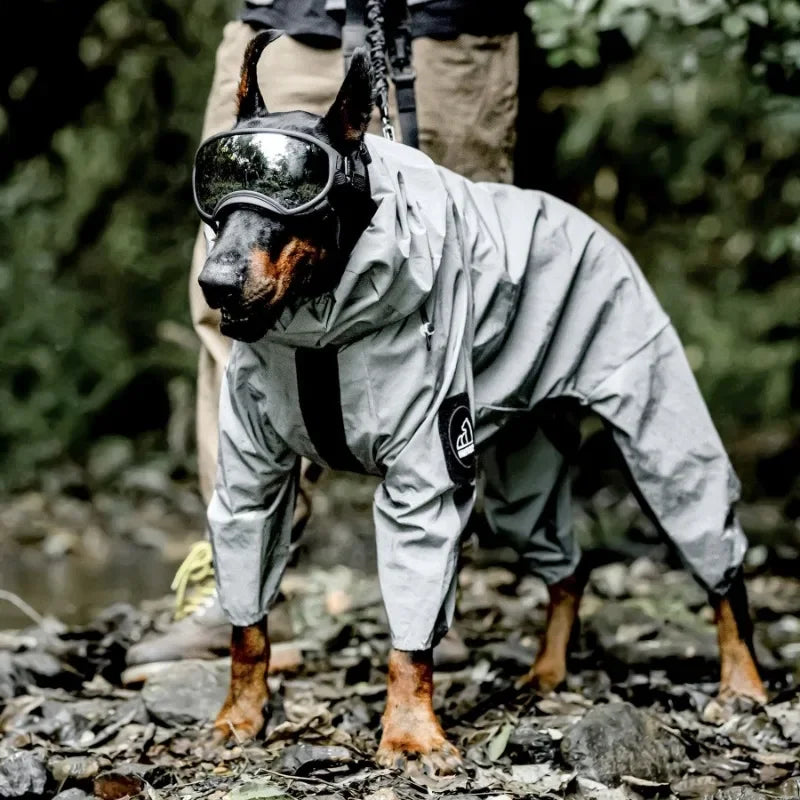 Reflective Pet Dog Waterproof Raincoat Dog Outdoor Clothes