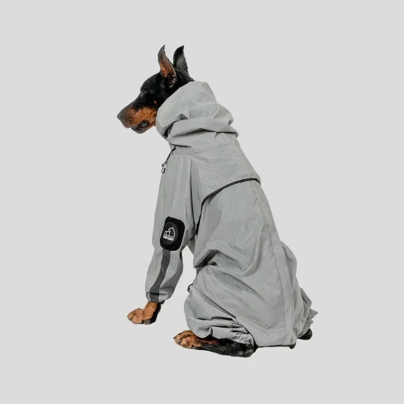 Reflective Pet Dog Waterproof Raincoat Dog Outdoor Clothes