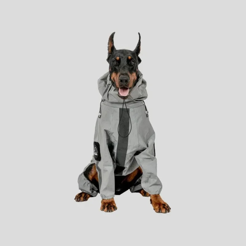 Reflective Pet Dog Waterproof Raincoat Dog Outdoor Clothes