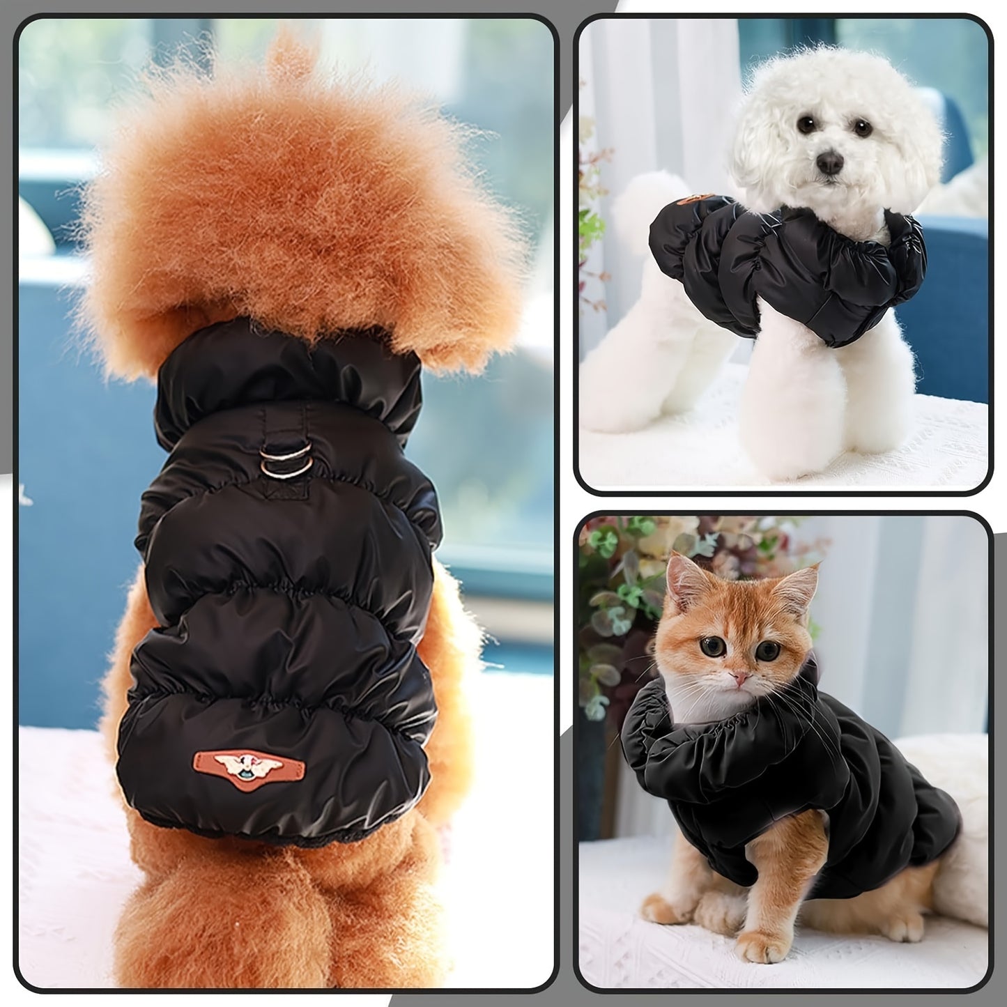 Warm Apparel for Small Dogs and Cats - Thick Coat