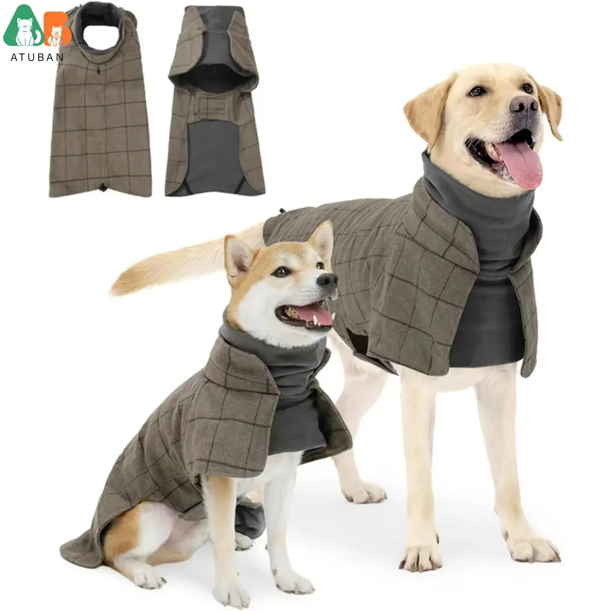 Dog's Winter Gentleman's Walking Coat