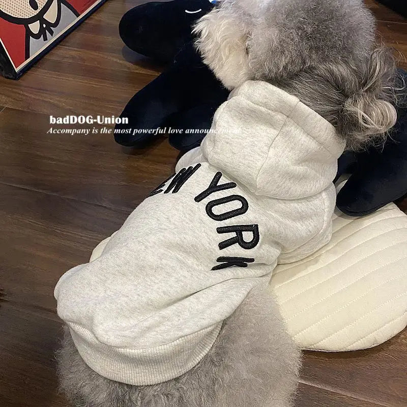 Print Spring Autumn Dogs Hoodie