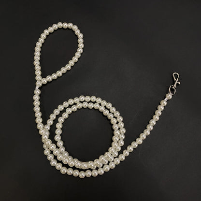 Handmade Luxury Pearls Pet Chain