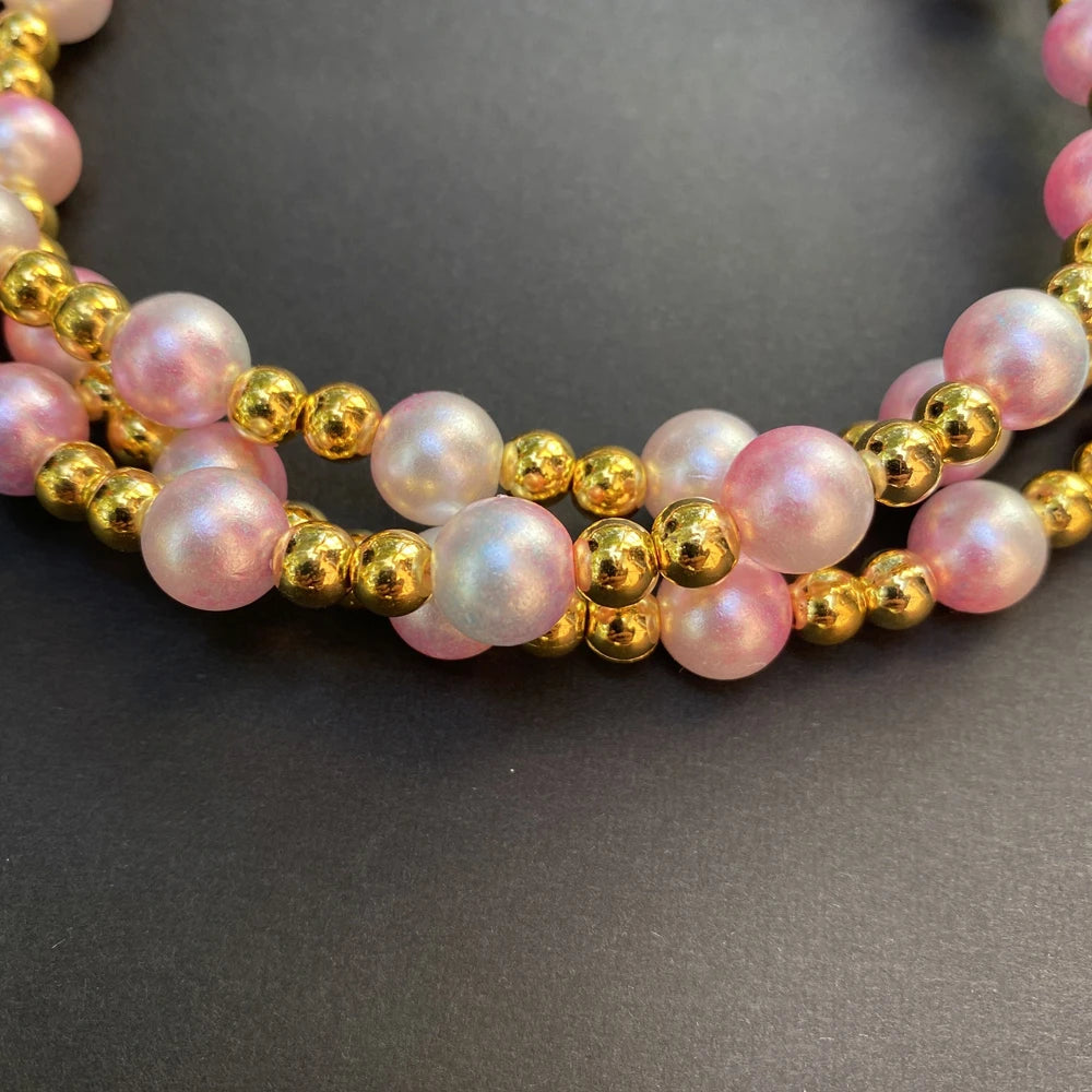 Handmade Luxury Pearls Pet Chain