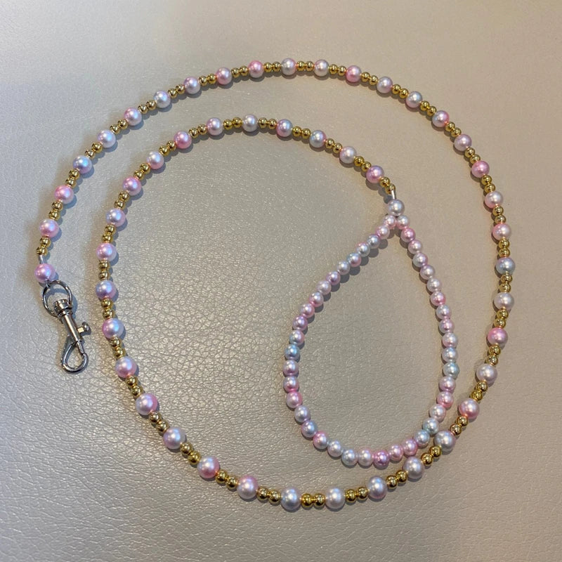 Handmade Luxury Pearls Pet Chain