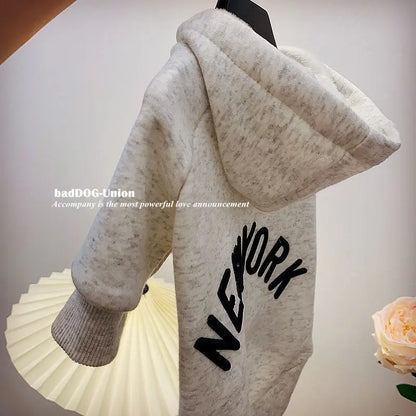 Print Spring Autumn Dogs Hoodie